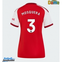 Arsenal Cristhian Mosquera #3 Hjemmedrakt Dame 2026-27 Kortermet